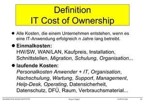 Cost of Ownership